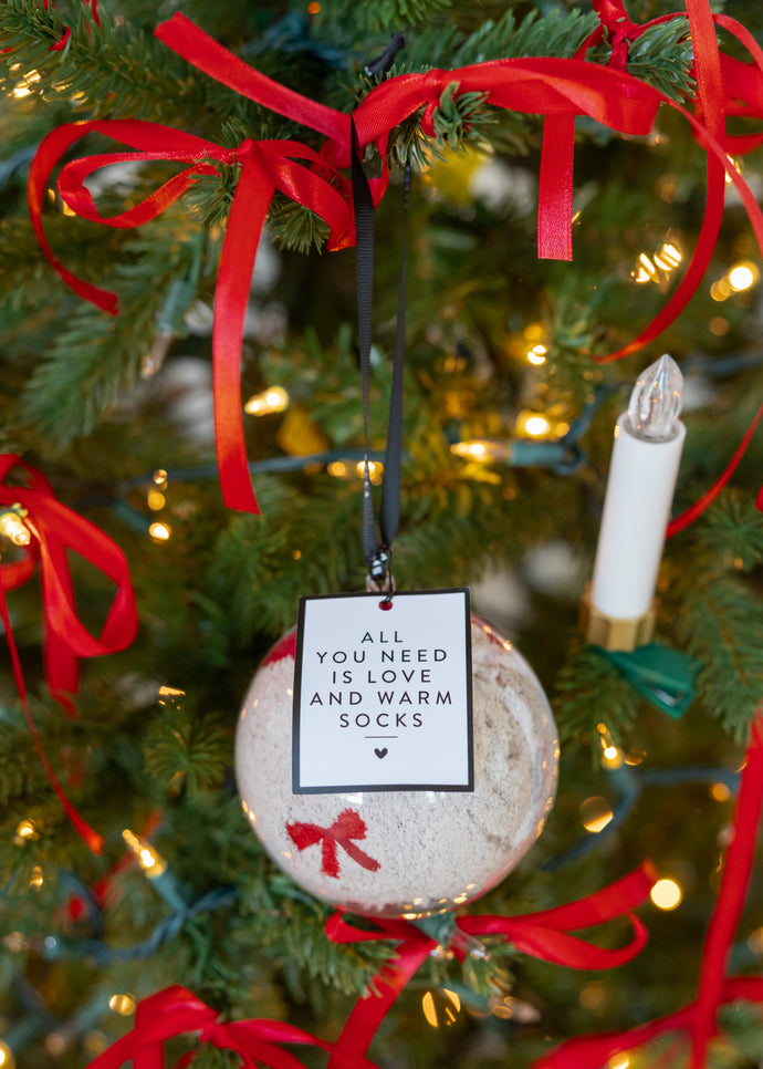 Fuzzy Socks Ornament