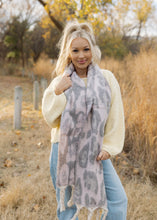 Load image into Gallery viewer, Priscilla Pink Leopard Scarf

