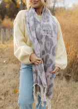 Load image into Gallery viewer, Priscilla Pink Leopard Scarf
