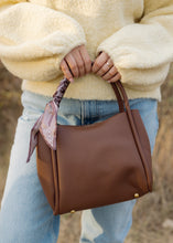 Load image into Gallery viewer, Scarf Handle Satchel Bag
