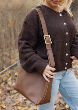 Load image into Gallery viewer, Gretchen Brown Bucket Messenger Bag
