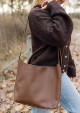 Load image into Gallery viewer, Gretchen Brown Bucket Messenger Bag
