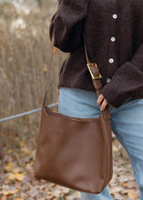 Load image into Gallery viewer, Gretchen Brown Bucket Messenger Bag
