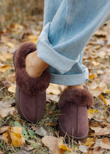 Load image into Gallery viewer, Dorah Brown Platform Sherpa Booties

