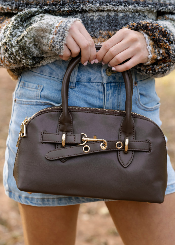 Rue Espresso Brown Handle Bag