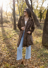 Load image into Gallery viewer, Roxanne Leopard Print Fleece Coat
