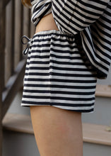 Load image into Gallery viewer, Black Stripe Casual Shorts
