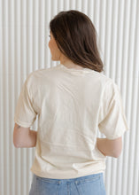 Load image into Gallery viewer, Make Heaven Crowded Fluffy Ivory Tee
