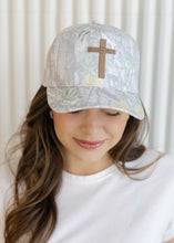 Load image into Gallery viewer, Camo Cross Trucker Hat
