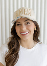 Load image into Gallery viewer, "Amen" Floral Trucker Hat
