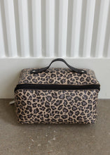 Load image into Gallery viewer, Traditional Cheetah Print Makeup Bag
