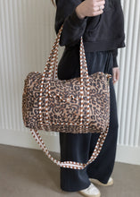 Load image into Gallery viewer, Wild Thing Quilted Leopard Duffle

