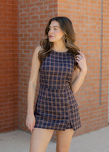 Load image into Gallery viewer, Maggie Plaid Romper Dress

