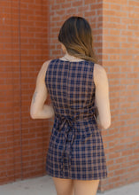 Load image into Gallery viewer, Maggie Plaid Romper Dress
