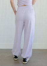 Load image into Gallery viewer, Hannah Cotton Lycra Crossover Pants Set - Lavender
