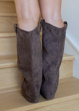 Load image into Gallery viewer, Pamela Coffee Suede Boots
