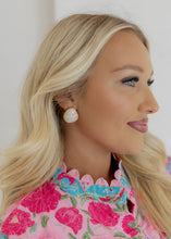 Load image into Gallery viewer, Capri Ivory Shell Studded Earrings
