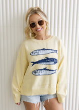 Load image into Gallery viewer, Sardines Light Yellow Knitted Sweater
