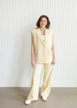Load image into Gallery viewer, Sasha Sleeveless Yellow Blazer
