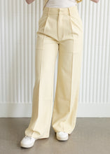 Load image into Gallery viewer, Sasha Wide Leg Yellow Trousers
