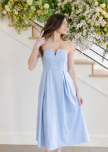 Load image into Gallery viewer, Zae Baby Blue Midi Dress
