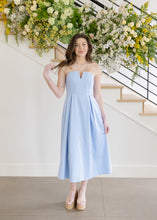 Load image into Gallery viewer, Zae Baby Blue Midi Dress
