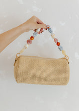 Load image into Gallery viewer, Rachel Beaded Straw Clutch - Natural
