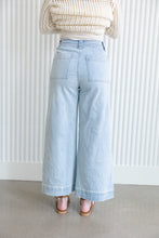 Load image into Gallery viewer, Harper Tie Front Washed Denim Pants
