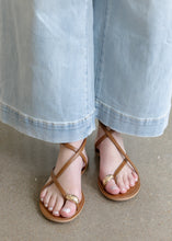 Load image into Gallery viewer, Clarissa Strappy Sandals - Tan
