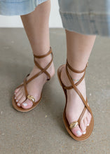 Load image into Gallery viewer, Clarissa Strappy Sandals - Tan
