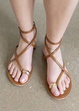 Load image into Gallery viewer, Clarissa Strappy Sandals - Tan
