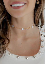 Load image into Gallery viewer, Multi Clover Beaded Choker Necklace
