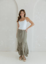 Load image into Gallery viewer, Cactus Wave Tiered Skirt
