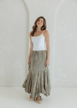 Load image into Gallery viewer, Cactus Wave Tiered Skirt
