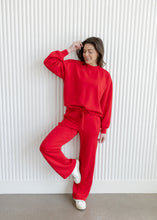 Load image into Gallery viewer, True Red Modal Scuba Straight Pants
