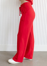 Load image into Gallery viewer, True Red Modal Scuba Straight Pants
