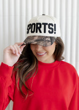 Load image into Gallery viewer, "SPORTS!" Camo Trucker Hat
