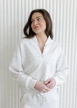 Load image into Gallery viewer, Heather Grey Modal Scuba Luxe Pullover
