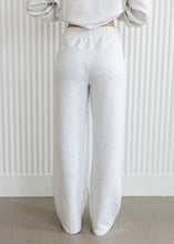 Load image into Gallery viewer, Heather Grey Modal Scuba Straight Pants
