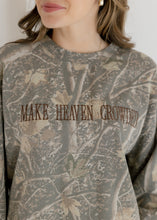 Load image into Gallery viewer, Make Heaven Crowded Camo Sweatshirt
