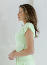 Load image into Gallery viewer, Hannah Cotton Lycra Crossover Pants Set - Mint
