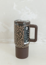 Load image into Gallery viewer, Hydrojug Brown Leopard 20oz Traveler Coffee Mug
