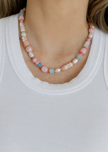 Load image into Gallery viewer, Marley Pink Mix Beaded Necklace
