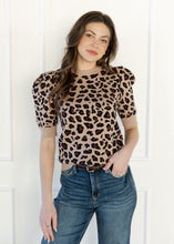Load image into Gallery viewer, Leopard Jacquard Knit Top
