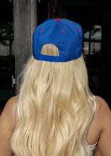 Load image into Gallery viewer, "All American Sweetheart" Blue &amp; Red Trucker Hat
