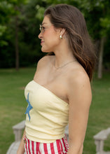 Load image into Gallery viewer, Yellow Applique Star Tube Top
