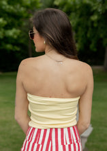 Load image into Gallery viewer, Yellow Applique Star Tube Top
