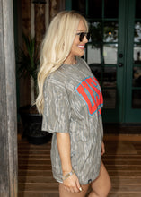 Load image into Gallery viewer, "USA" Puff Mossy Oak Camo Tee

