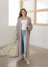Load image into Gallery viewer, Lillian Light Mocha Long Cardigan
