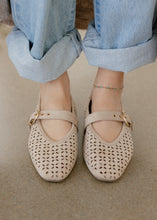 Load image into Gallery viewer, Linda Mary Jane Ballet Flats - Sand Suede
